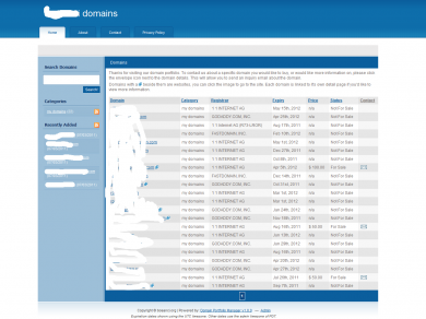 Domain Portfolio Manager