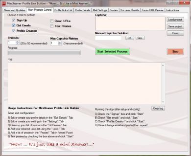 MiniXrumer -SEO Software- Link Builder