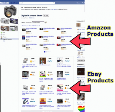 Facebook Store Builder - Ebay & Amazon